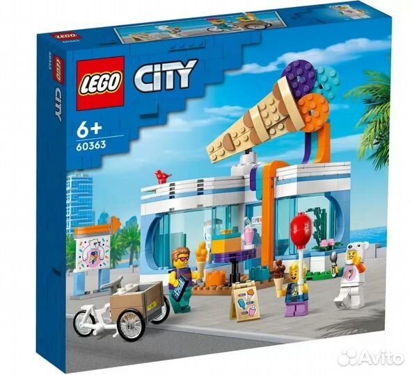 Конструктор Lego City Магазин мороженого (296 дет)
