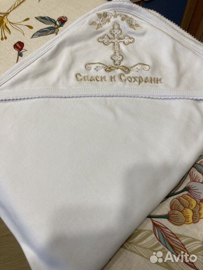 Крестильный набор для девочки 86 размер