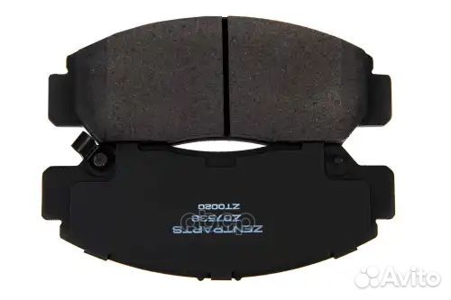 07538колодки дисковые передние 1.21.4 02 1.72.0 01