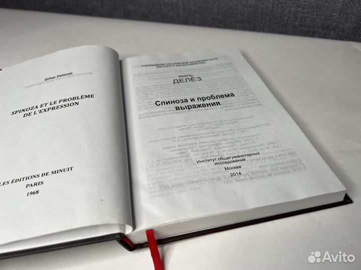 Философия, Жиль Делёз, Спиноза, редкая книга