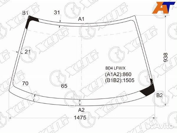 Стекло лобовое subaru legacy