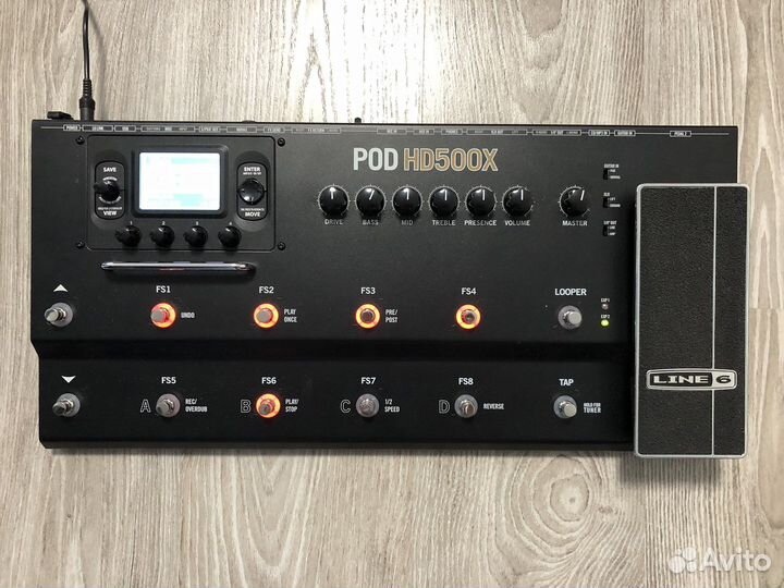 Гитарный процессор line 6 POD HD500X