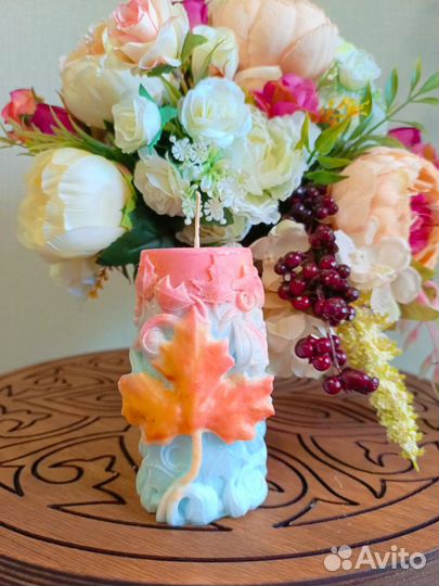 Свечи интерьерные натуральные