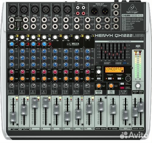 Микшерный пульт Behringer QX1222USB