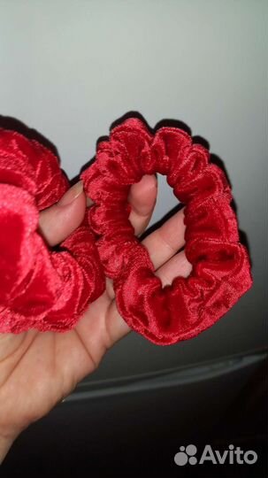 Бархатные резинки для волос