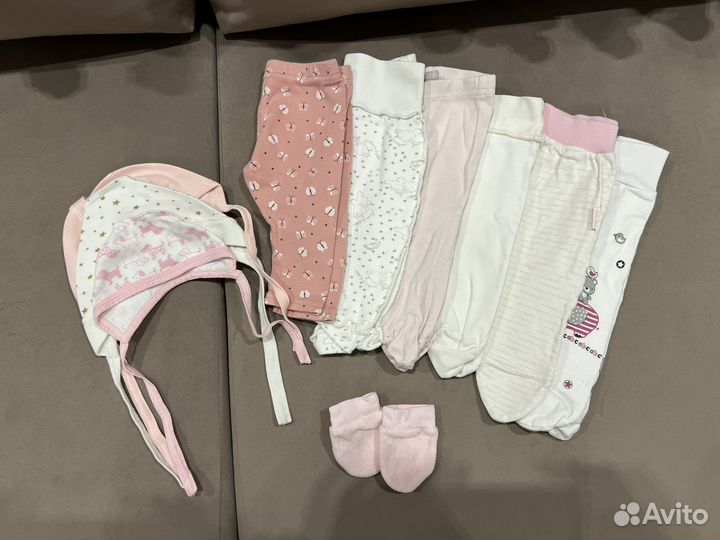 Детские вещи пакетом 0-3 мес на девочку