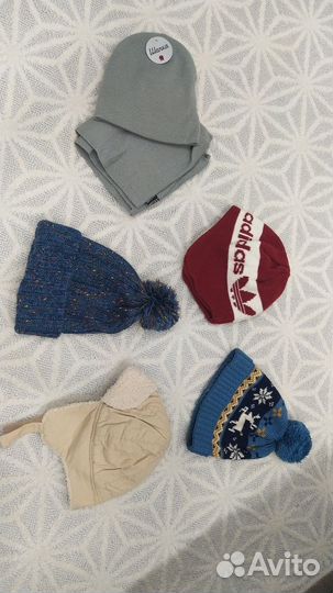 Шапки новые zara, Adidas, sela