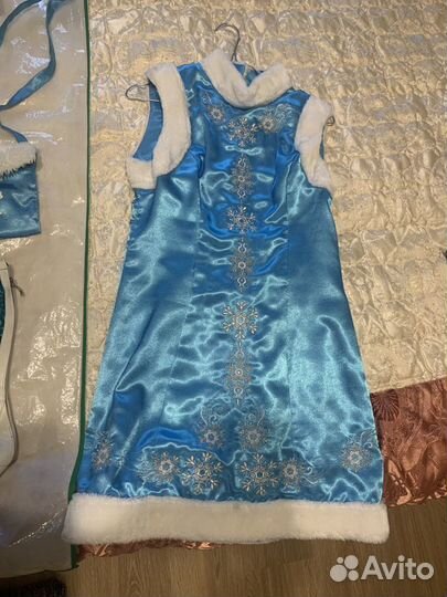 Костюм снегурочки женский