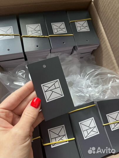 Картонные бирки