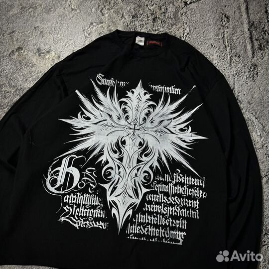 Готический Лонгслив (Affliction, Gothic type)