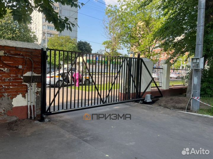 Автоматические откатные ворота