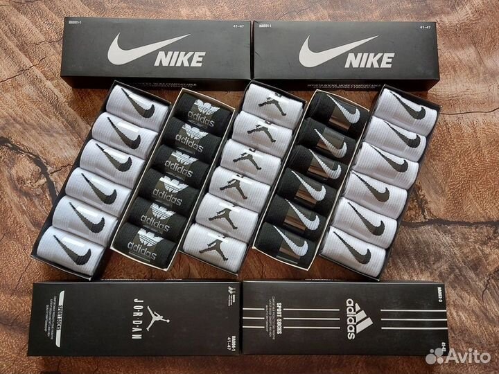 Носки Nike Reebok Lacoste Jordan