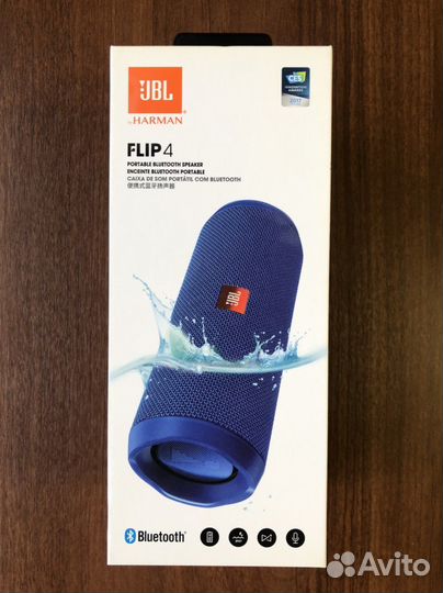 Коробка от оригенальной колонки JBL flip 4
