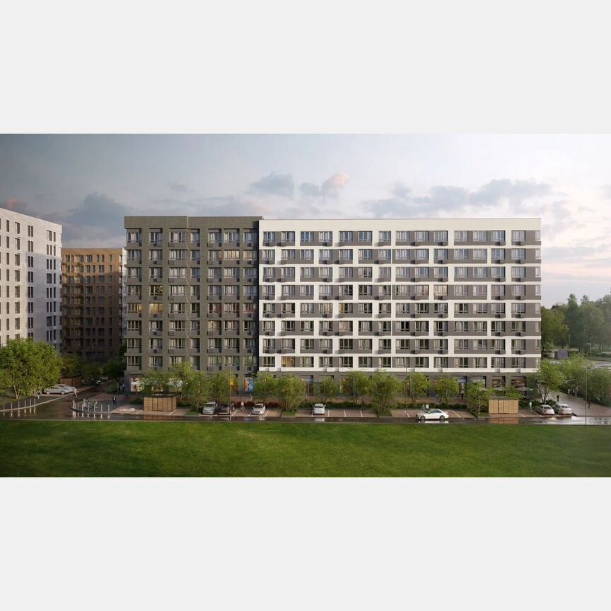 2-к. квартира, 45,6 м², 6/10 эт.