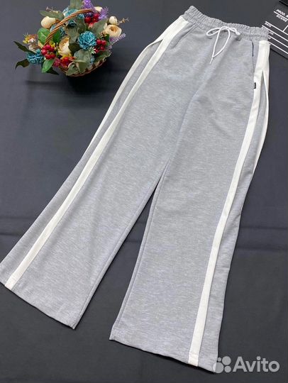 Спортивные брюки с лампасами, 134-164