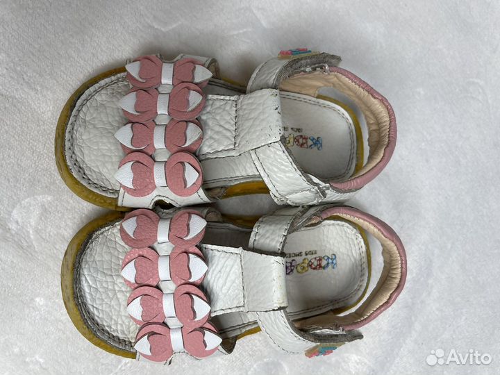 Сандали натуральная кожа для девочки