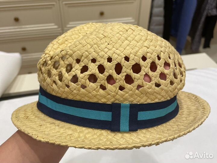Соломенная шляпа детская