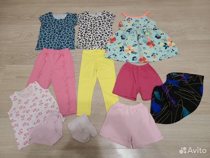 Вещи пакетом на девочку 98 - 104 (3-4 года)