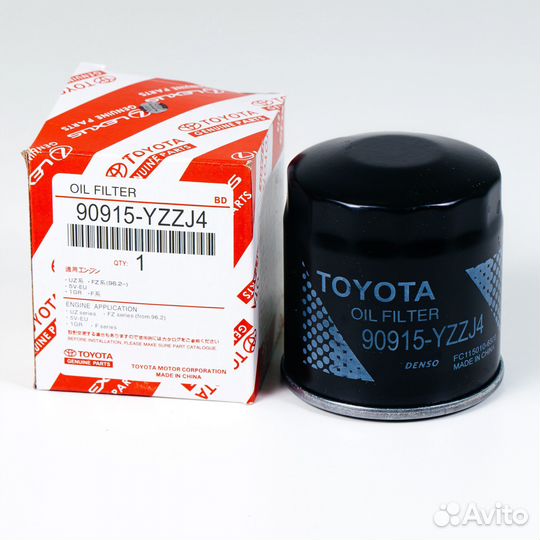 Фильтр масляный Toyota 90915-yzzj4 (90915-20004, 9