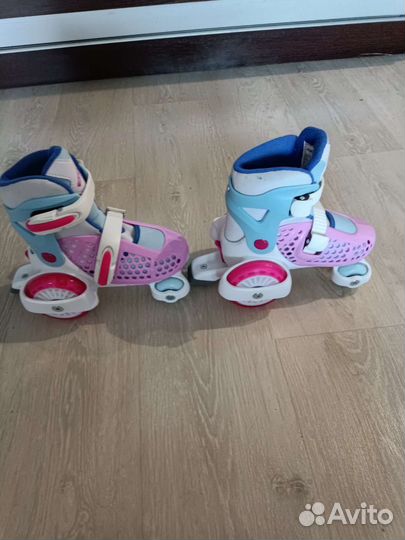 Роликовые коньки детские раздвижные