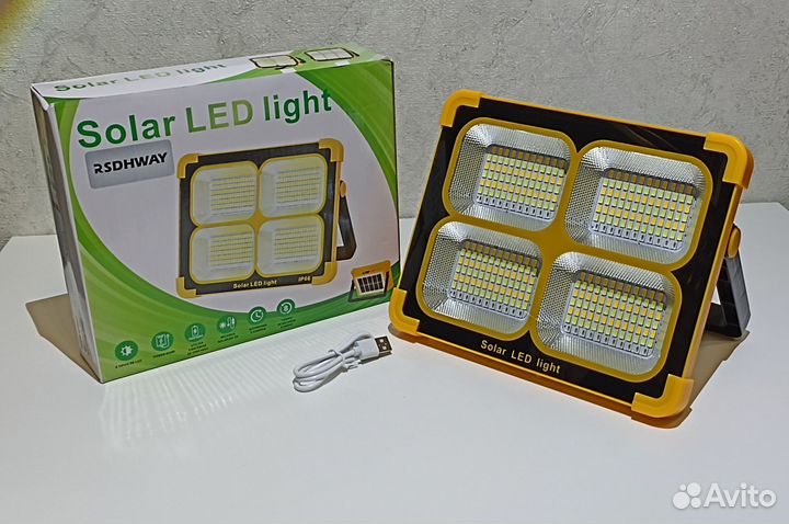 Суперъяркий прожектор аккумуляторный 9000 Mah