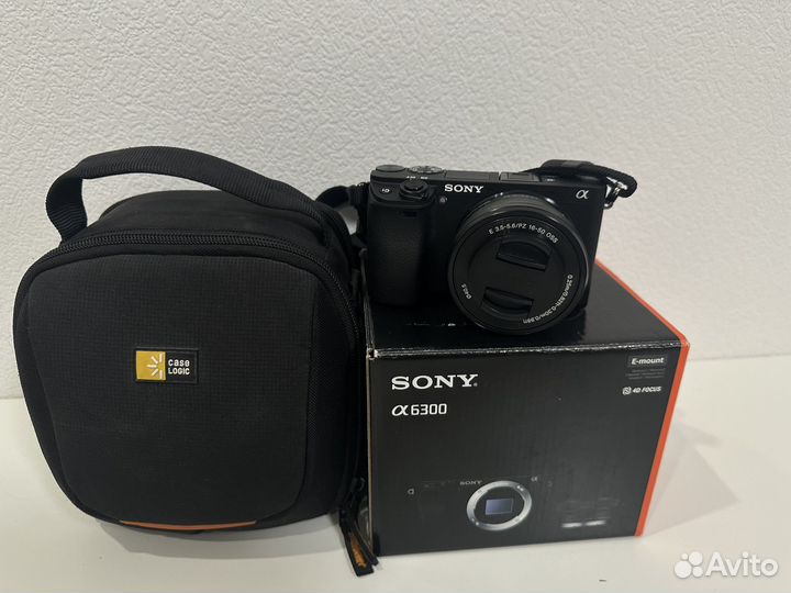 Sony a6300 kit 16-50 + сумка и карта памяти