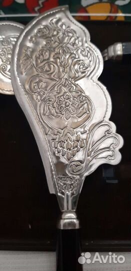 Лопатка и нож для торта СССР мельхиор