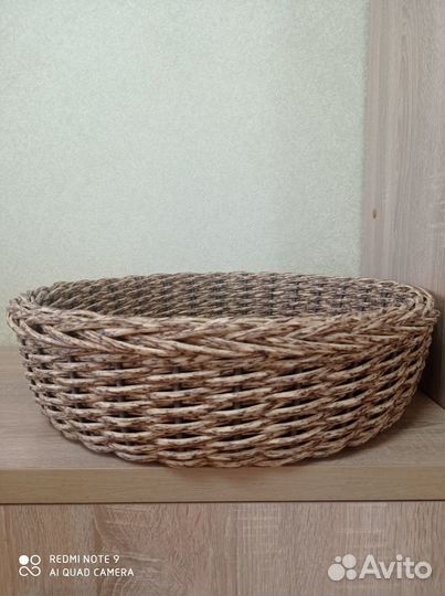 Лежанка для животных, лежак для кошек,цветы ротанг