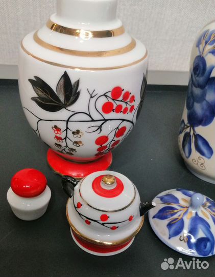 Чайница фарфоровая лфз СССР