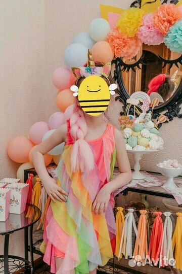 Костюм Единорожки на 6-8 лет + канеколоны