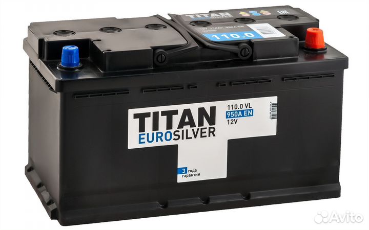 Автомобильный Аккумулятор 110 Ач titan Euro