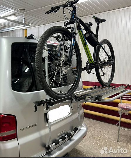 Велобагажник на VW T4/T5/T6/Caddy/Sharan/Starex тд