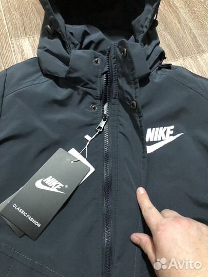 Куртка удлиненная демисезон Nike для мальчиков