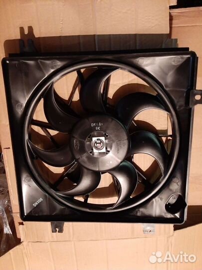 Вентилятор охолождения киа Спектра