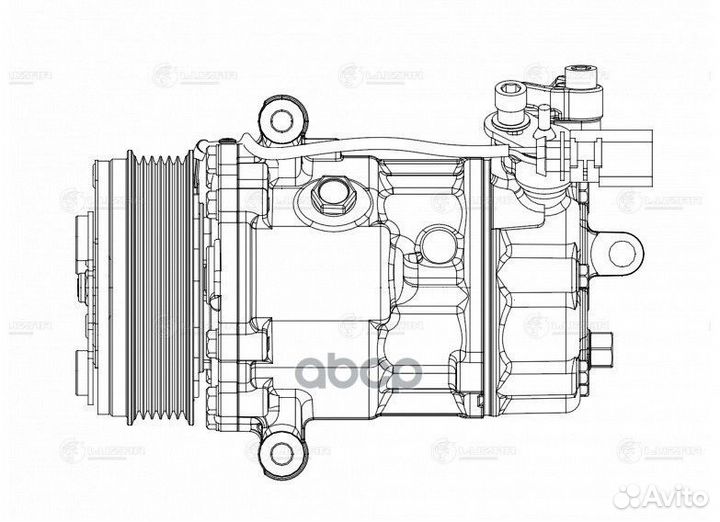 Компрессор кондиц. для а/м VW Polo Sedan (15)