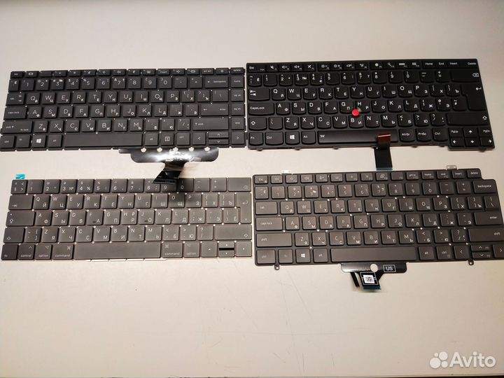Клавиатуры для ноутбуков Lenovo, HP, Dell