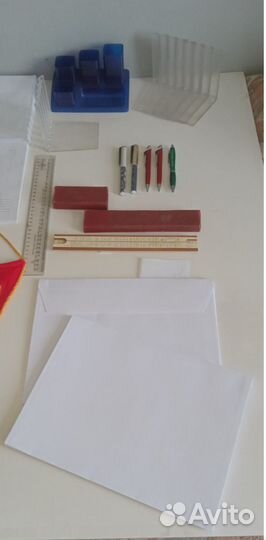 Современные и СССР канцелярские товары, копирка