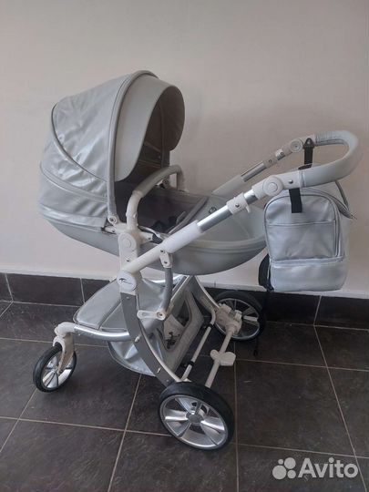Коляска 2 в 1 экокожа Амели (аналог Текнум)