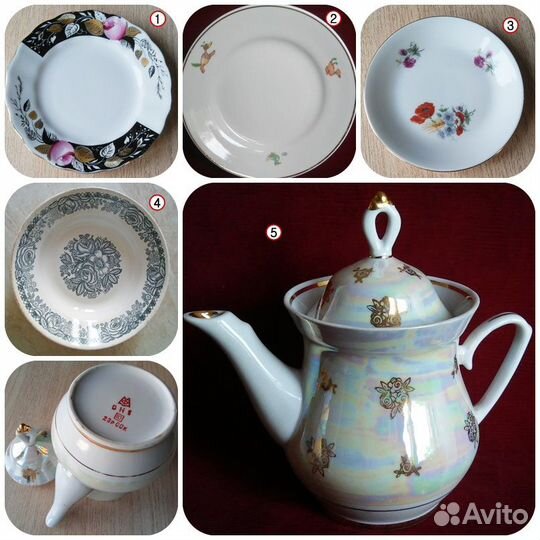 Кружки, пиалы, тарелки и др