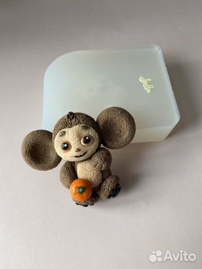 Силиконовый молд Чебурашка