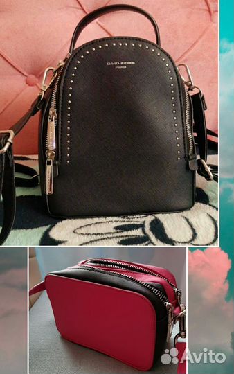 Рюкзак David Jones новый и сумочка