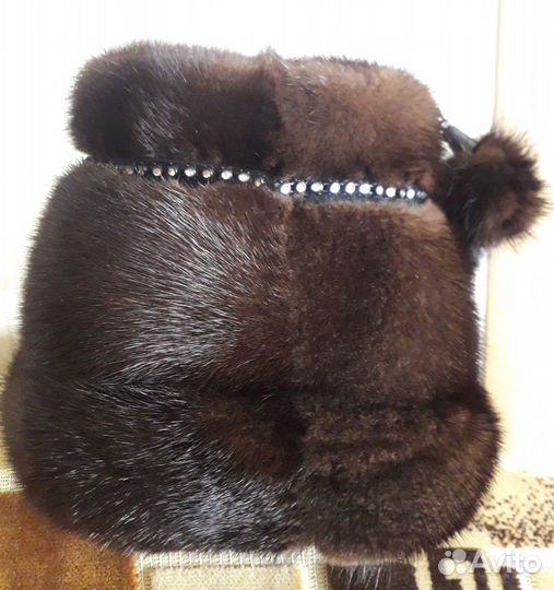 Шапка норковая зимняя