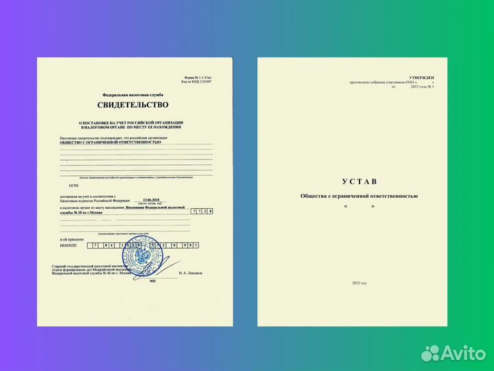 Купить ооо с директором. ооо с расчетным счетом