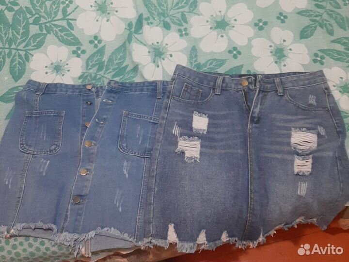 Джинсовая юбка