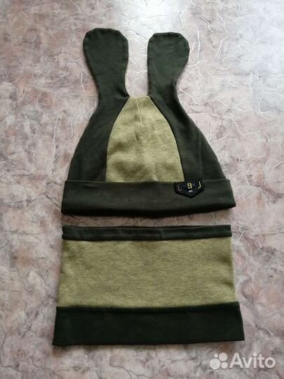 Шапка снуд для мальчика