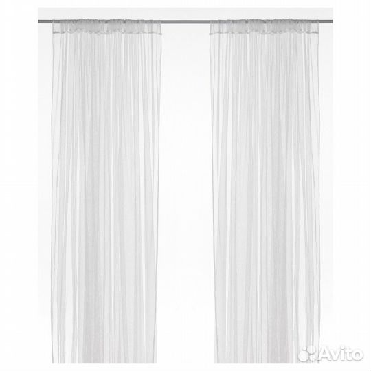 Гардины IKEA новые полупрозрачные лилль