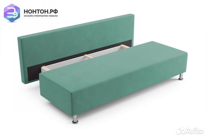 Диван еврокнижка Канна мятный