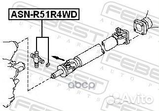 ASN-R51R4WD крестовина карданного вала 27x92 N