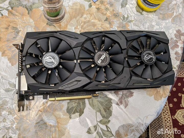 Видеокарта gtx 1060 6gb asus strix