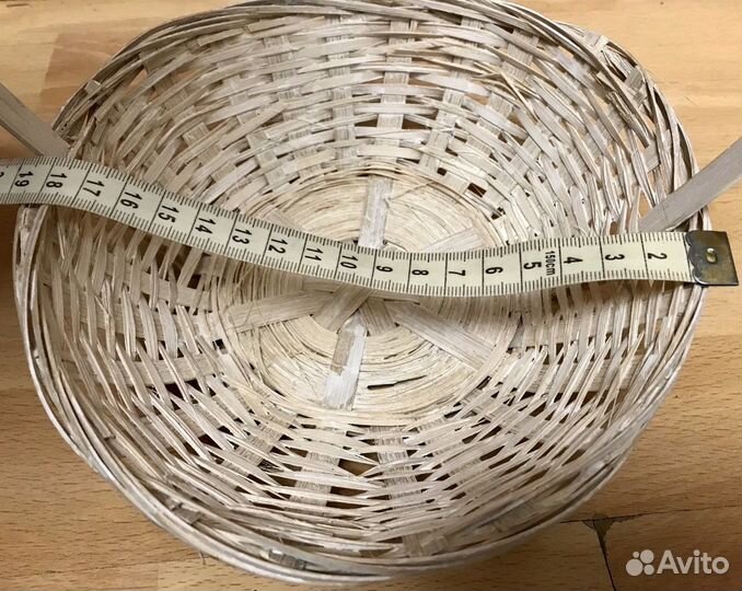 Корзина плетённая для хранения. Высота: 32 см